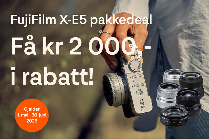 Fujifllm X-E5 pakkedeal